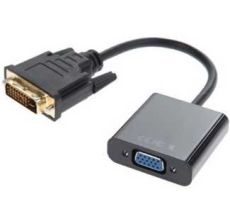 FAST ASIA Adapter-konvertor DVI-D (M) - VGA (F) crni - OST03241