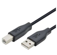 E-GREEN Kabl USB A - USB B M/M 5m crni - OST03432