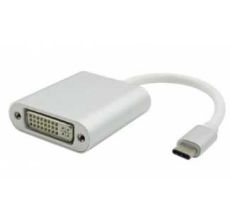 FAST ASIA Adapter - konvertor USB 3.1 tip C (M) - DVI (F) srebrni - OST03525