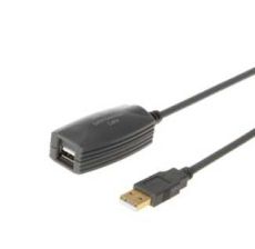 E-GREEN Kabl sa pojačivačem USB A - USB A M/F 5m crni - OST03722