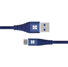 PROMATE NerveLink-c kabl sa 3A izlazom za punjenje USB-C to USB Type-A plavi - OST05063