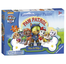 Ravensburger puzzle (slagalice) - Velike podne puzzle Paw Patrol - RA05536