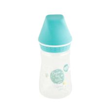 ELFI Flašica plastična sa silikonskom cuclom SWEET BABY, 125 ml - RK103-zelena