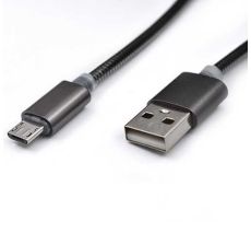 VELTEH USB metalni kabl Mikro 1m MAB-K10 Grey - 101-33