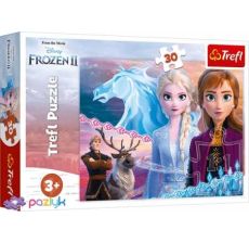 TREFL Puzzle Frozen 2 The courage of the sisters - 30 delova - T18253