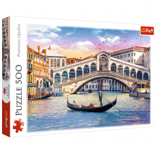 TREFL Puzzle 500 delova Venecija, Rialto most - T37398