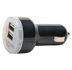 SUMEX Dupli usb punjac za kola crni - USB100B