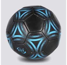 STRIKER VISTAR Lopta vicball soccer ball 5 black/blue u - VIC-009