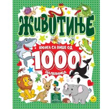 Životinje - Knjiga sa više od 1000 nalepnica - 1146