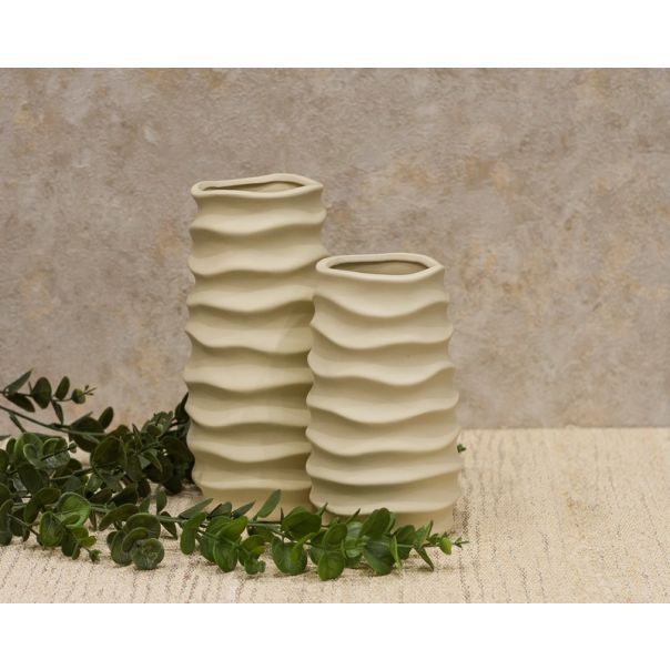 DEKOR DOM Vaza 24cm Collina, bež - 024341