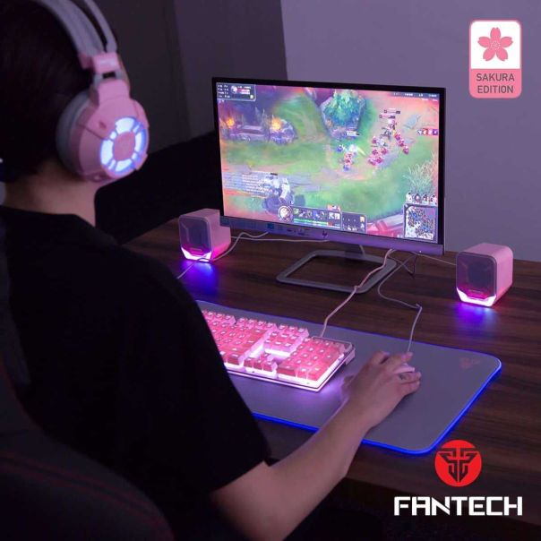 FANTECH Gejmerska podloga za miš RGB FIREFLY MPR800s SAKURA EDITION 800×300 mm - 88818