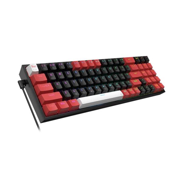 REDRAGON Gejmerska mehanička tastatura Pollux K628-RGB Pro Wired/Wireless red switch - 046376