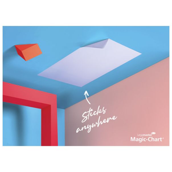 LEGAMASTER Folija flipchart u rolni 60x80cm+marker Magic-Chart pk25 7-159000 blister - EP2871713