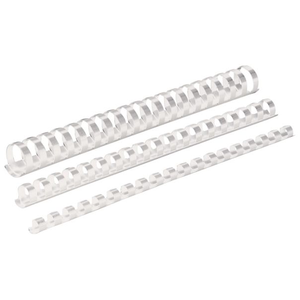 FELLOWES Spirala plastična fi- 8mm (21-40 listova) pk100 5345406 bela - 7738