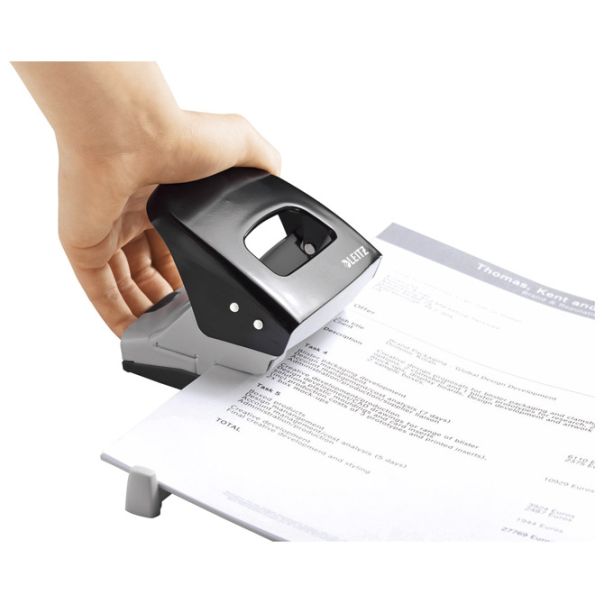 LEITZ Bušač 2 rupe do  30 listova NeXXt 50080095 crni - EP2871758