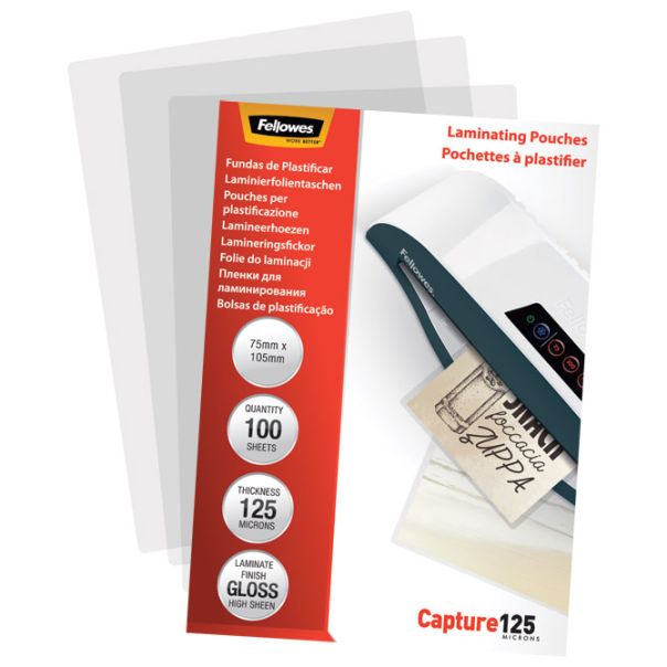 FELLOWES Folija za plastificiranje 125my 75x105mm sjajna pk100 5306901 - 000006108
