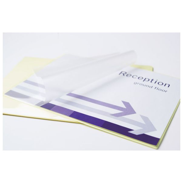 FELLOWES Folija za plastificiranje 80my A4 sjajna samolepljiva pk100 5302202 - 000007321