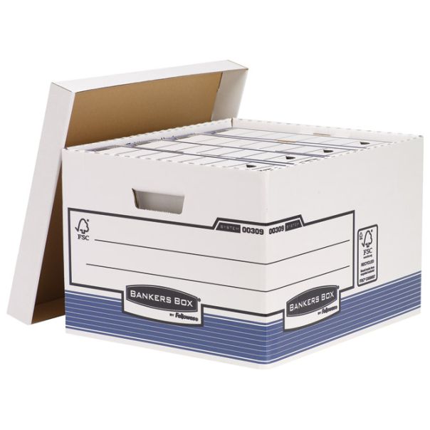 FELLOWES Arhivska kutija za registratore velika 0030901 belo-plava - 000013856