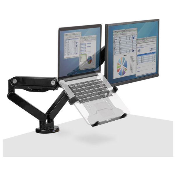 FELLOWES Nosač za 2/3 monitora-Dodatak za laptop Platinum Series Fellowes 8044101 crni - EP2870139