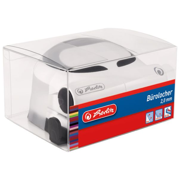 HERLITZ Bušač 2 rupe do  20 listova 50025411 belo-crni - EP2870160