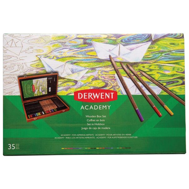 DERWENT Set boja u drvenoj kutiji Academy Derwent 2300147 - 000016611