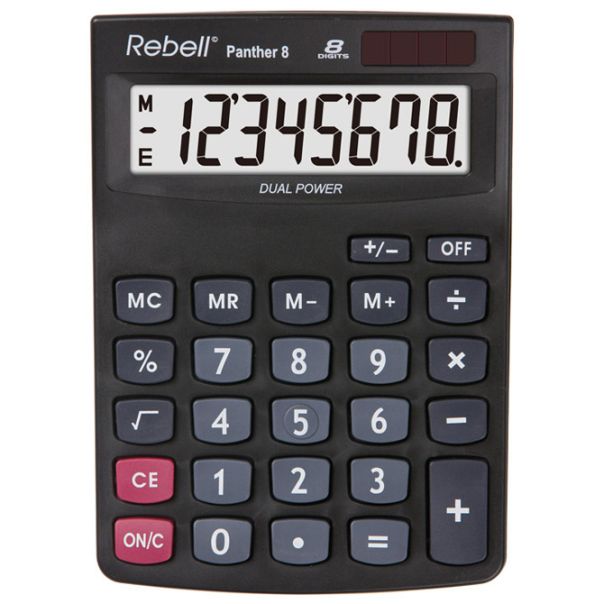 REBELL Kalkulator komercijalni  8mesta RE-PANTHER 8 BX crni - EP2981118