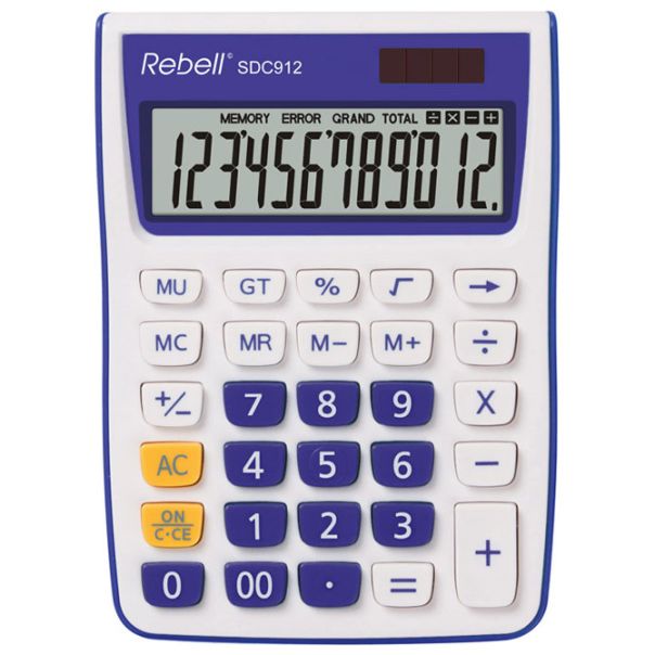 REBELL Kalkulator komercijalni 12mesta RE-SDC912VL BX belo ljubičasti - EP2981139