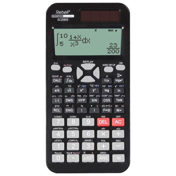 REBELL Kalkulator tehnički rezolucije 31x96 tačaka 417 funkcija RE-SC2080S BX crni - EP3131383