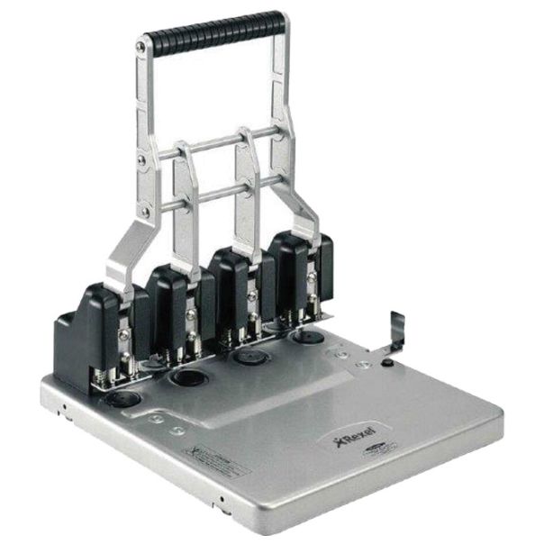 REXEL Bušač 4 rupe do 150 listova HD4150 2101235 srebrno-crni - EP2870265