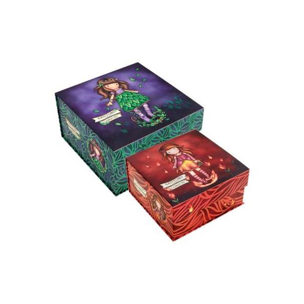 SANTORO Kutija ukrasna magnet To The Ends Of The Earth/Fire In My Heart pk2 Gorjuss 1191GJS02!! - EP2870331