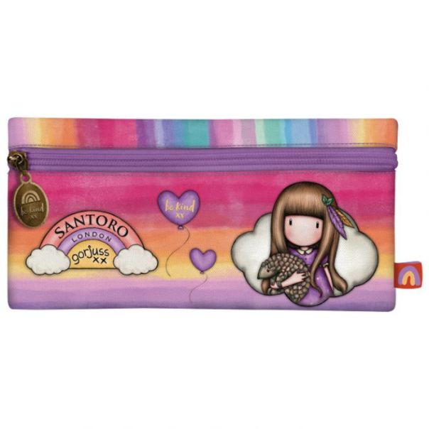 SANTORO Pernica pravougaona 1zip 22x11x1,5cm Be Kind To All Creatures Gorjuss 1129GJ05 - EP2870334