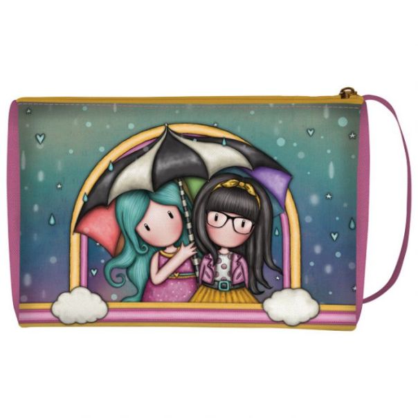 SANTORO Pernica Jumbo 1zip 1džep Be Kind To Each Other Gorjuss 1196GJ02!! - EP2870346