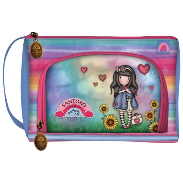 SANTORO Pernica Jumbo 1zip 1džep Be Kind To Yourself Gorjuss 1196GJ04!! - EP2870349