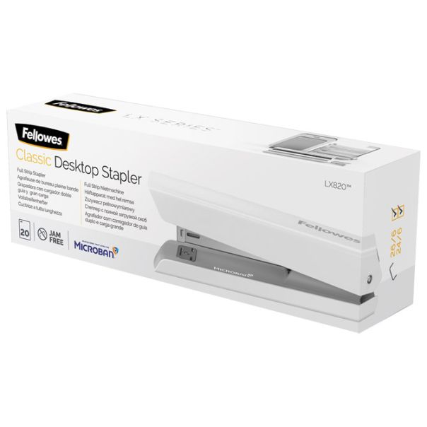 FELLOWES Stona heftalica za spajanje do 20 listova  LX820 5011101 bela - F218