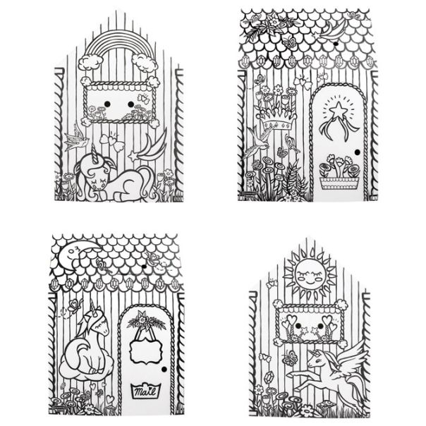 FELLOWES Kućica za igranje i bojenje za decu Jednorog 1232401 - 000019398