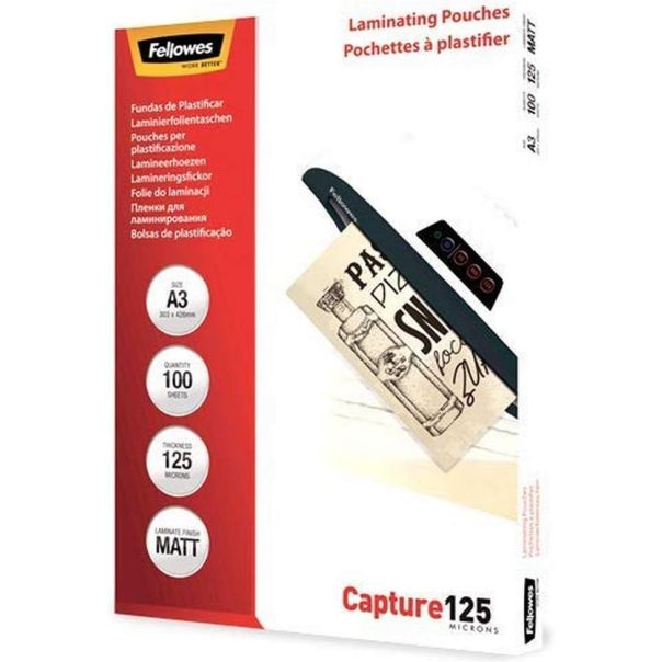 FELLOWES Folija za plastificiranje 125my A3 mat pk100 5328601 - 000019447