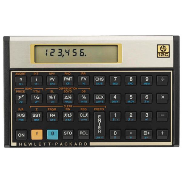 FELLOWES Finansijski kalkulator HP-12C /INT crni - 000019755