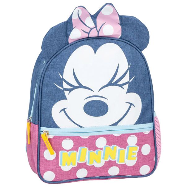 CERDA Ranac predškolski oblik 1zip 1 džep Minnie 2100005124 roze-crni - EP2981226