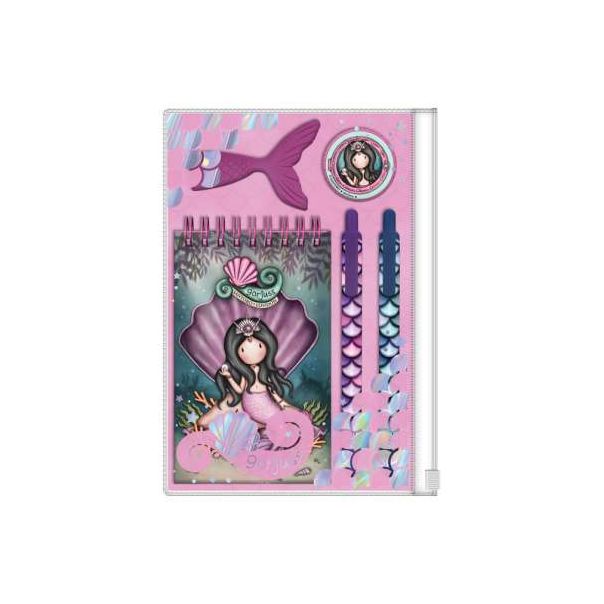 SANTORO Set za pisanje u fascikli sa zipom The World Is Your Oyster Gorjuss 1294GJ03 - EP2870423