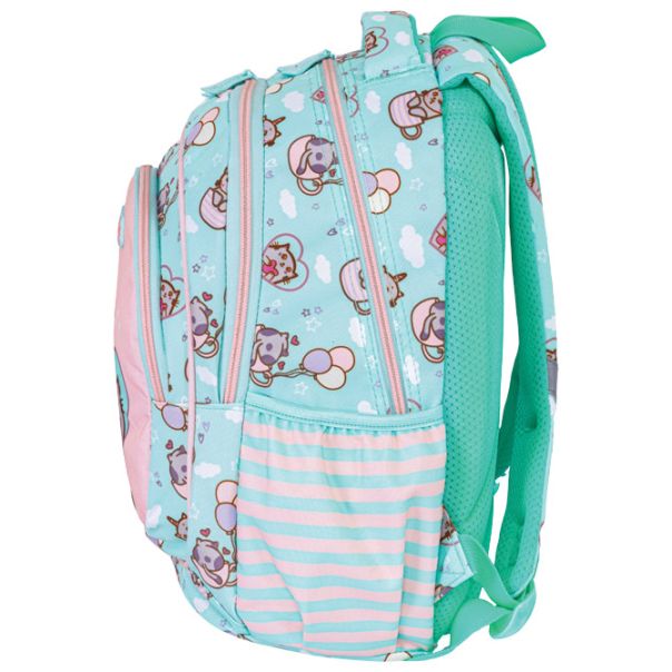 ASTRABAG Ranac đački anatomski 3zipa AB330 Kitty's World 502024001 svetlo roze - EP3021800