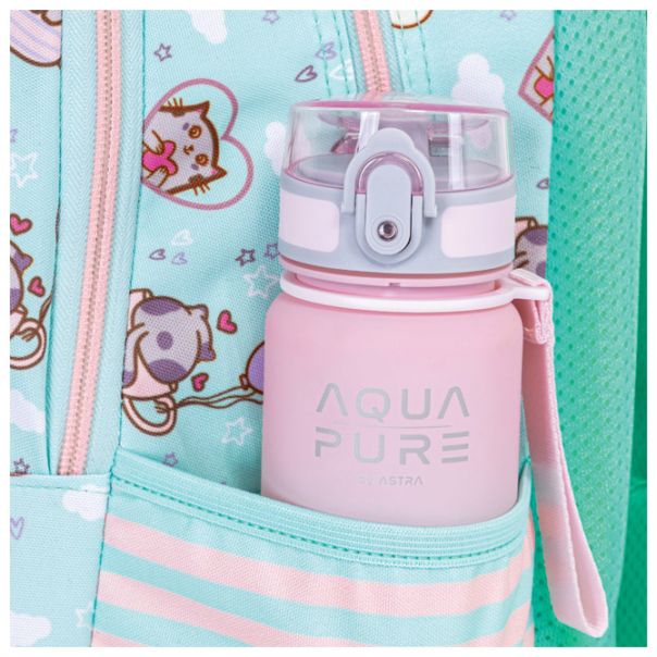 ASTRABAG Ranac đački anatomski 3zipa AB330 Kitty's World 502024001 svetlo roze - EP3021800