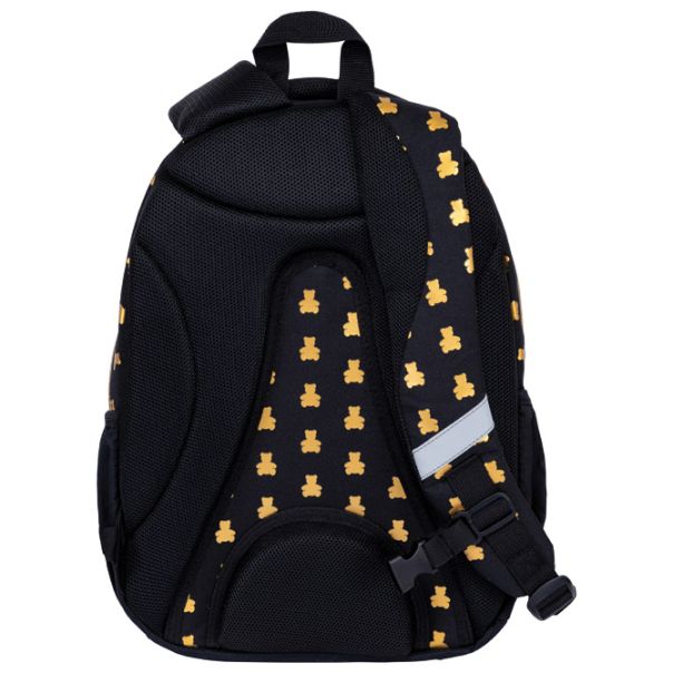 ASTRABAG Ranac đački anatomski 3zipa AB330 Golden Teddy 502024089 crno-zlatni - EP3021809
