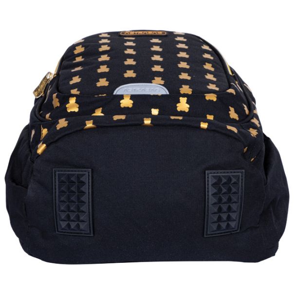 ASTRABAG Ranac đački anatomski 3zipa AB330 Golden Teddy 502024089 crno-zlatni - EP3021809