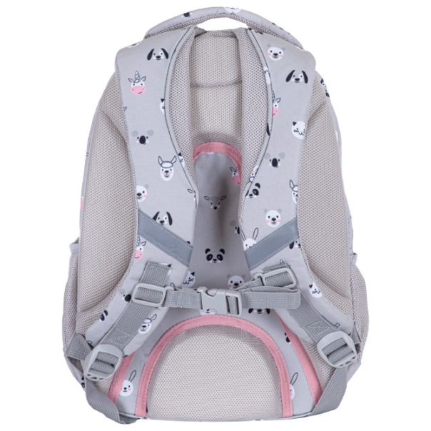 ASTRABAG Ranac đački anatomski 3zipa AB330 Kitty The Cute 24./25.502023070 sivi - EP3021818