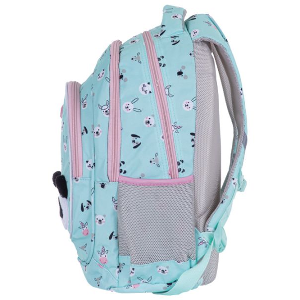 ASTRABAG Ranac đački anatomski 3zipa AB330 Teddy Panda 502023069 tirkizni - EP3021821