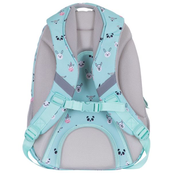 ASTRABAG Ranac đački anatomski 3zipa AB330 Teddy Panda 502023069 tirkizni - EP3021821