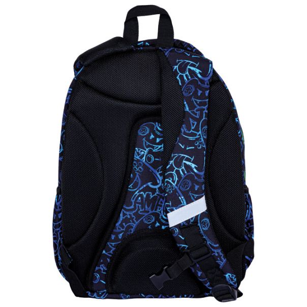 ASTRABAG Ranac đački anatomski 3zipa AB330 Gaming 502024016 plavo-zeleni - EP3021824