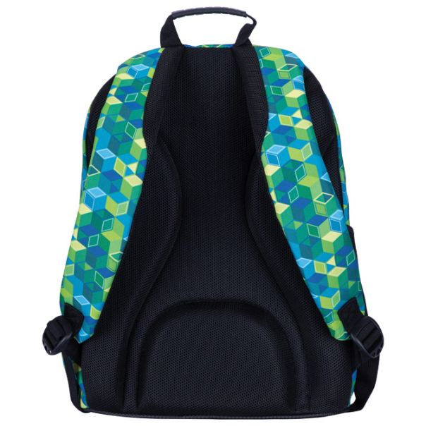 ASTRABAG Ranac đački anatomski 3zipa 1džep AB340 Game 502023063 crno-zeleni - EP3021830