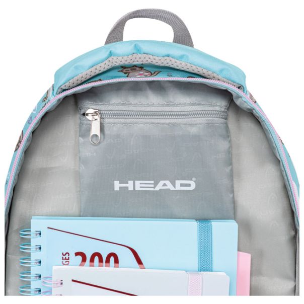 HEAD Ranac đački anatomski 3zipa AB330 Meow 24./25.502024026 tirkizni - EP2981232