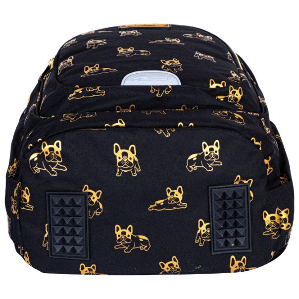 HEAD Ranac đački anatomski 3zipa AB330 Golden Frenchie 24.502024027 crno-zlatni - EP3021833